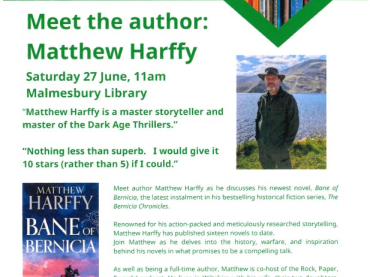Meet the Author: Matthew Harffy - Malmesbury Library